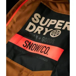 Veste De Ski Homme|Veste De Ski<Superdry Veste technique Freestyle Core Jacket Tobacco Brown