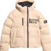 Outlet Veste technique Boxy Puffer Jacket Off Grey Femme Veste De Ski Femme|Veste De Ski