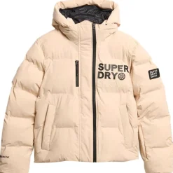 Outlet Veste technique Boxy Puffer Jacket Off Grey Femme Veste De Ski Femme|Veste De Ski